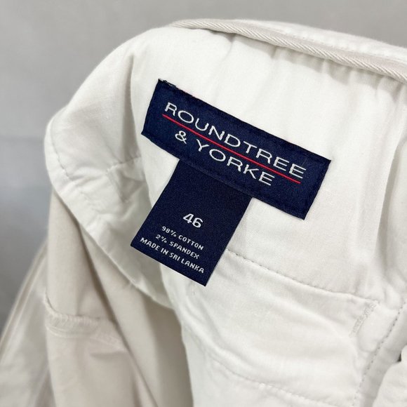 Roundtree & Yorke NEW Classic Fit Pleat Front Shorts Cotton Big Man - Size 46 - Picture 4 of 8